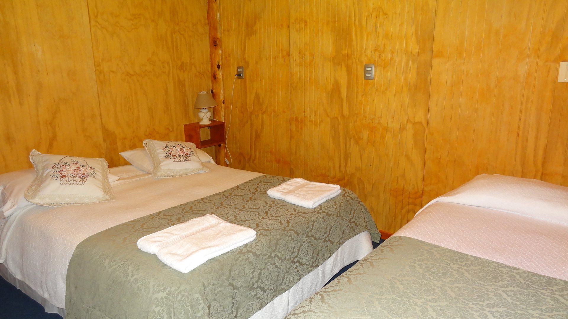 Dormitorio de una cabaña Sierra Huacha