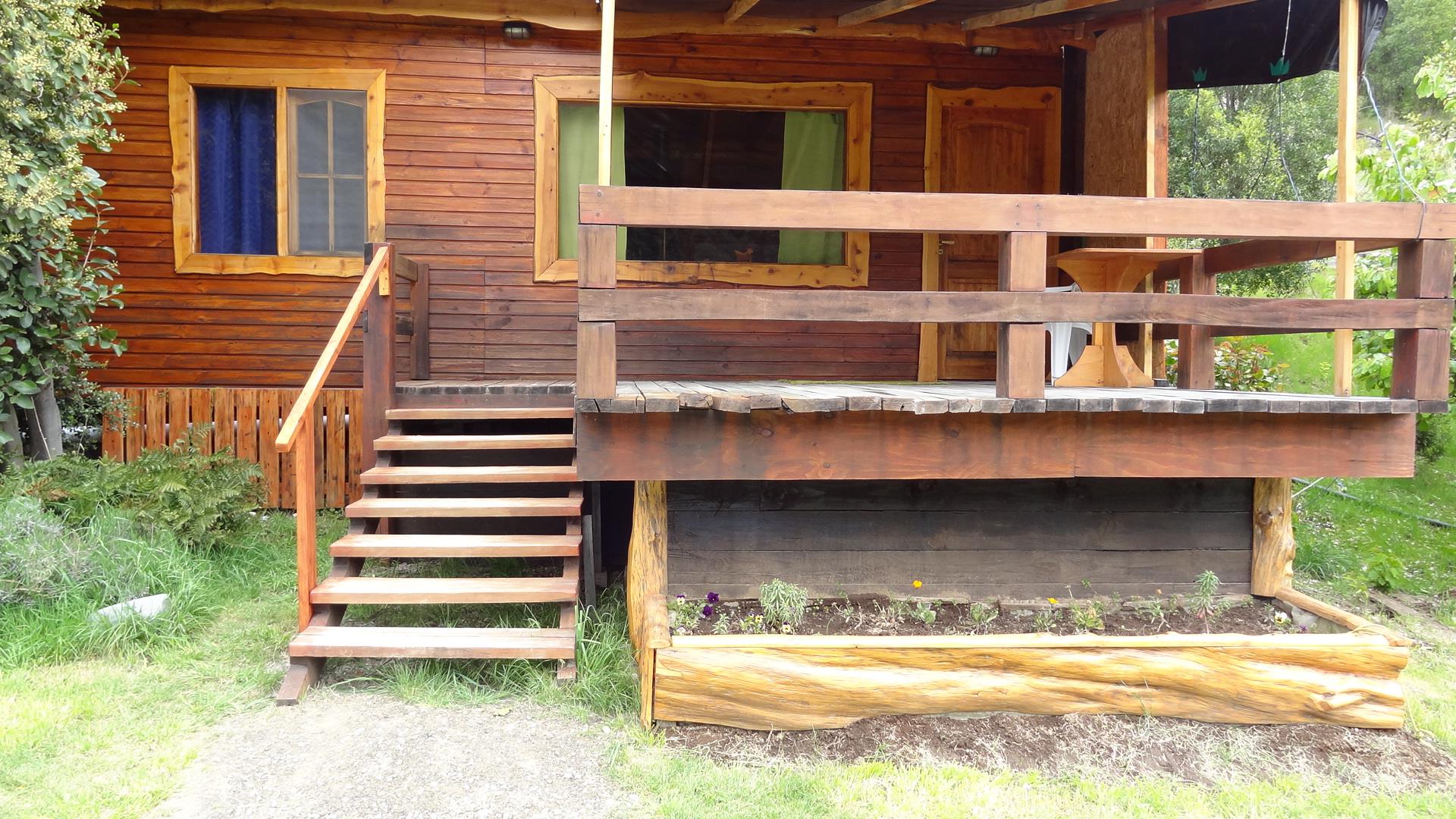 Exterior de Cabañas Sierra Huacha en Futaleufú